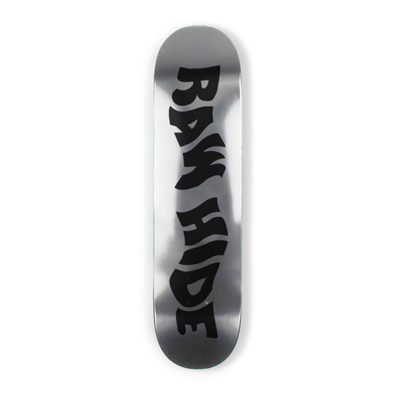 Raw Hide Og Logo Skateboard / Chrome Silver