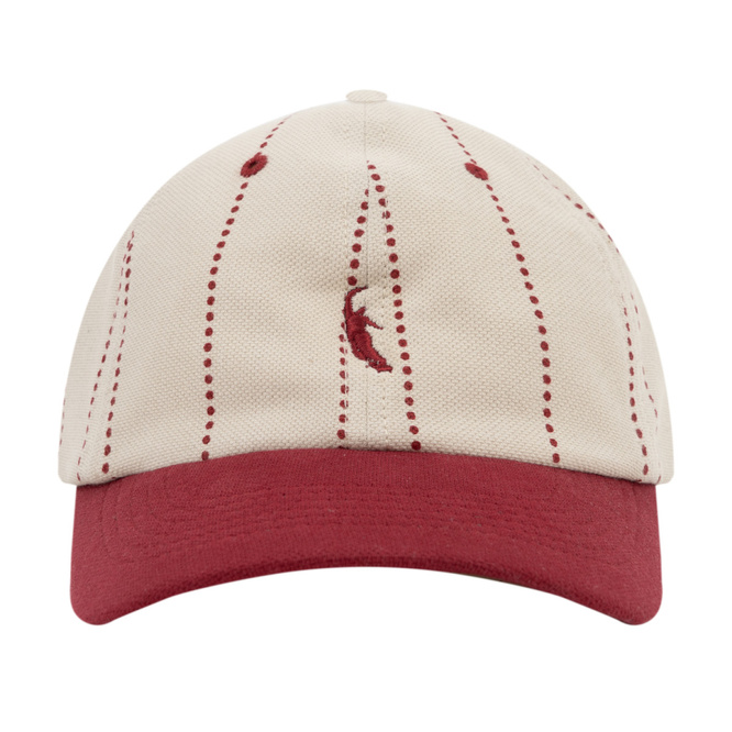 Magenta Slugger Dad Hat (Beige)