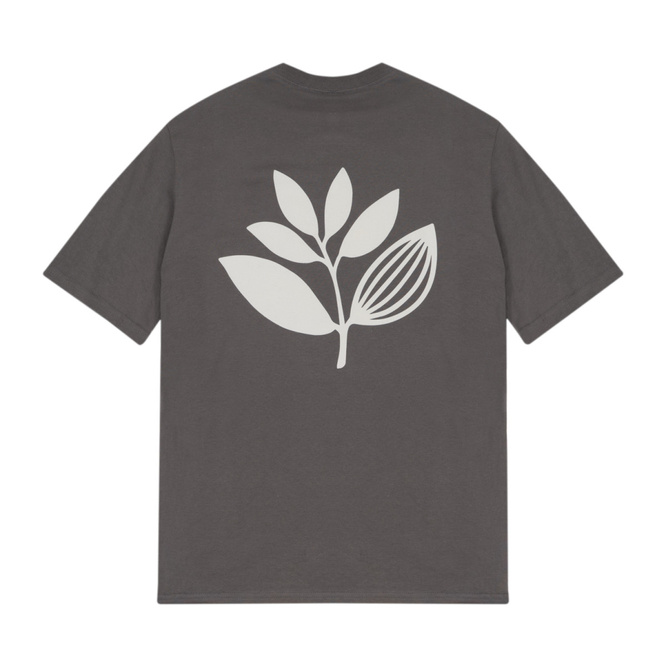 Magenta Plant Tee (Graphite)
