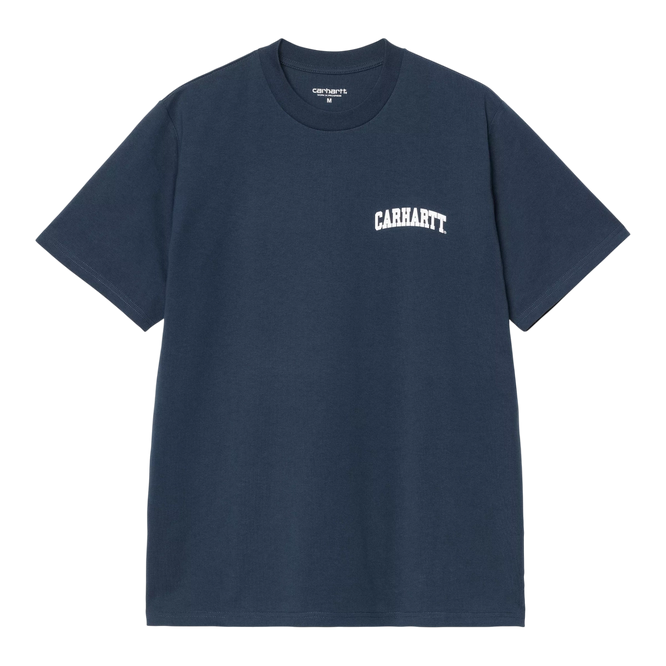 Carhartt WIP S/S University Script T-Shirt (Ink/White)
