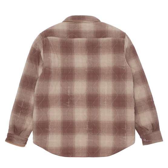 Fucking Awesome Lightweight Reversible Flannel Jacket (Tan/Brown)