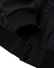 kurtka by Parra Not movie quality varsity jacket black