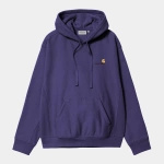 Carhartt WIP Hooded American Script Sweatshirt (Aura)