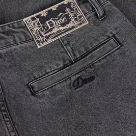 Szorty Dime Pleated Denim Shorts faded black