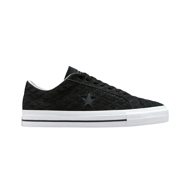 Converse One Star Pro OX (Black/Black/White)