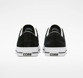 Converse One Star Pro OX (Black/Black/White)