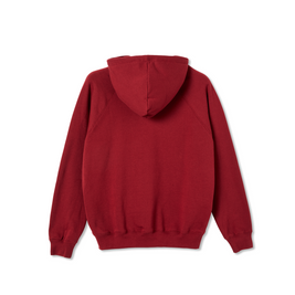 polar default hoodie rich red