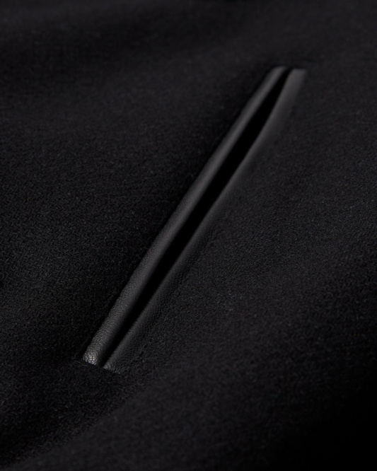 by Parra Not movie quality varsity jacket black