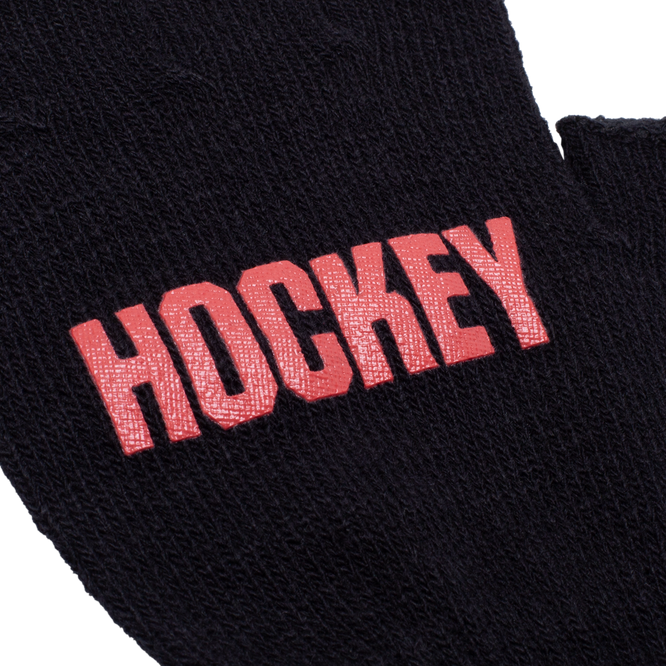 Hockey Fingerless Gloves black