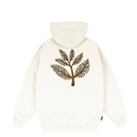 Magenta Tree Plant Hoodie ( Natural)