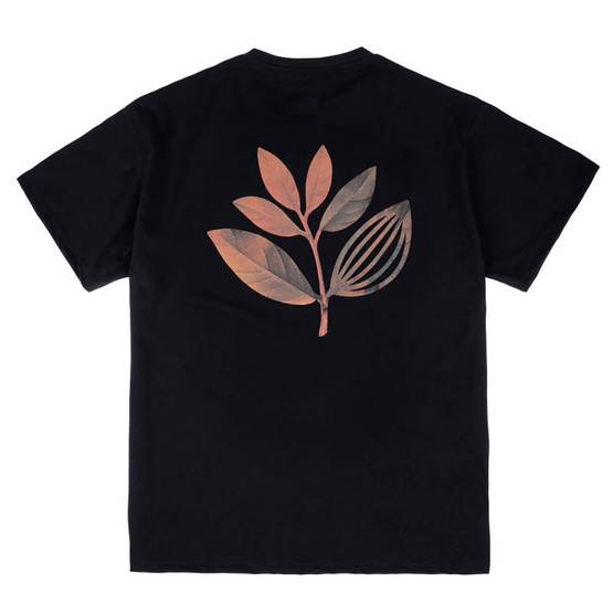 koszulka magenta fall leaf tee black