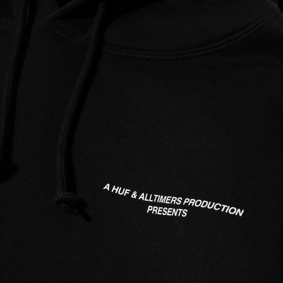 bluza Huf x Alltimers Coast 2 Coast hoodie black