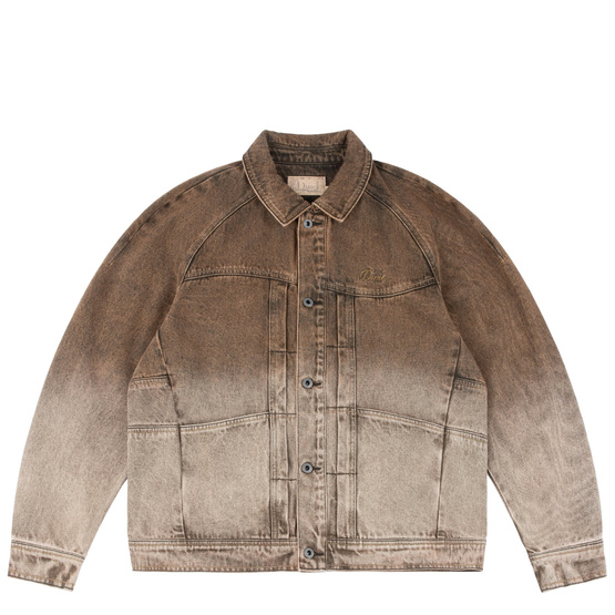 Dime Denim Jacket (Dipped Sandblasted Brown)