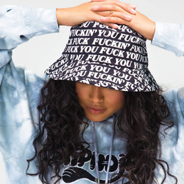 czapka ripndip fuck you bucket hat black