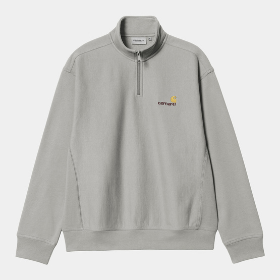 Carhartt WIP Half Zip American Script Sweatshirt (Marengo)