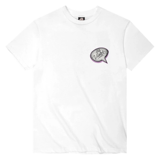 VIOLET Kader "Put Your Money Where Your Mouth Is" Tee (White)