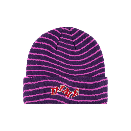 Czapka Dime College Wave cuff beanie burgundy