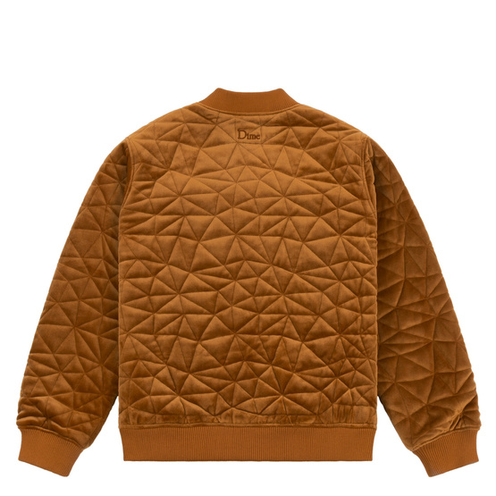 kurtka Dime Velour bomber jacket rust