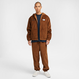 Nike Sb Full-Zip Hooded Corduroy Skate Jacket