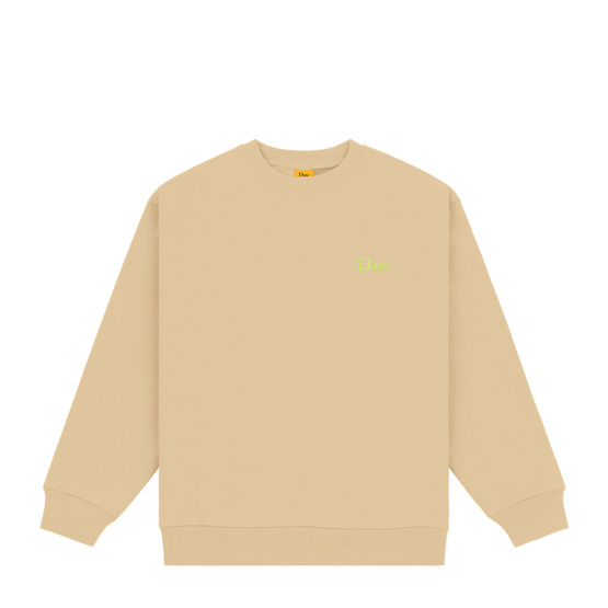 Dime Classic Small Logo Crewneck sand