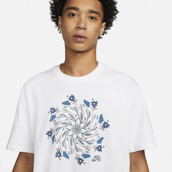 koszulka Nike Sb Tee Wild Flower White