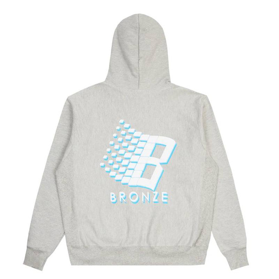 Bronze56 - B Logo Hoody (Heather Grey)