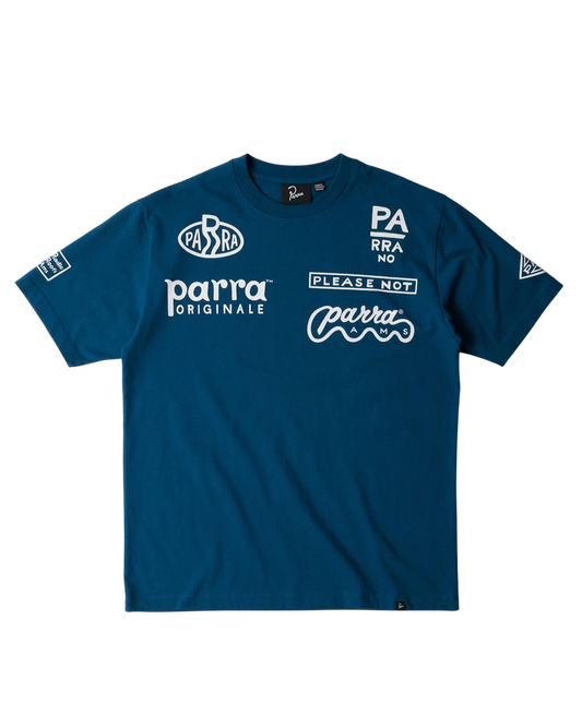 Koszulka By Parra Media training t-shirt (Blue)