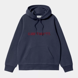 bluza Carhartt WIP Hooded Carhartt Sweat (Air Force Blue)