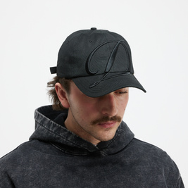 Dime Big Cursive Low Pro cap black
