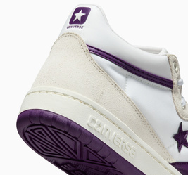 Converse Fastbreak Pro Mid (White/ Vaporous Gray/ Purple)