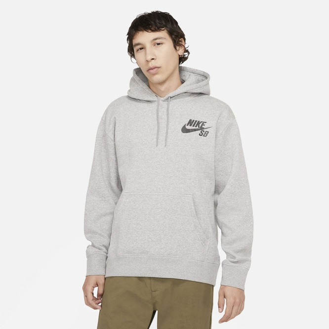 Nike SB ICON HOODIE PO E	DK GREY HEATHER/BLACK