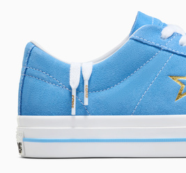 Converse One Star Pro OX (Light Blue/ White/ Gold)