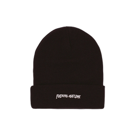 Czapka Fucking Awesome Metal Stamp Logo Cuff beanie black