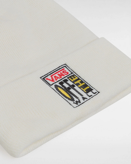 Vans 106 Ave Tall Cuff Beanie (White)