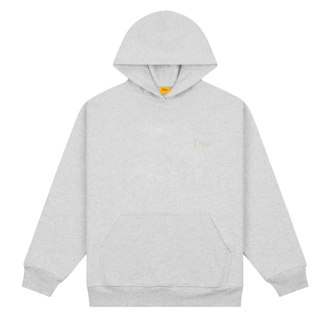 Dime Classic small logo hoodie grey