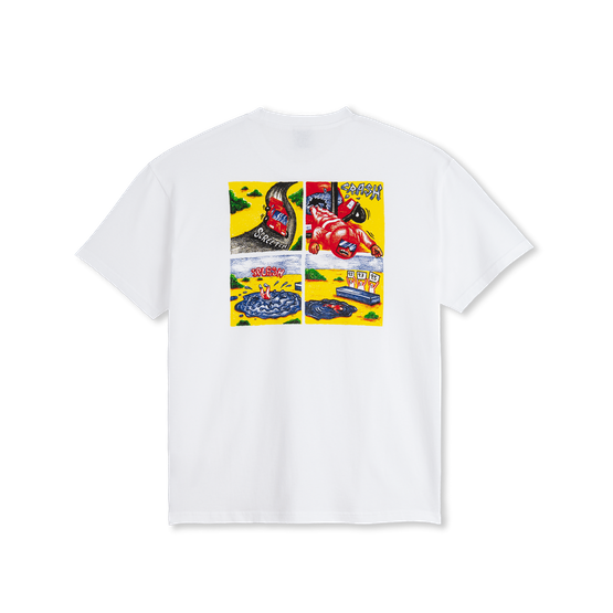 Polar Crash tee white