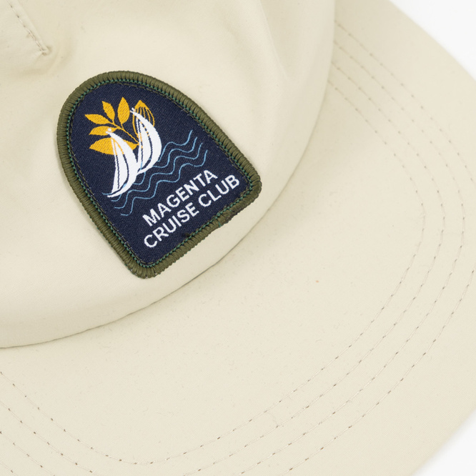 Magenta Cruise Club Snapback Hat (Natural)