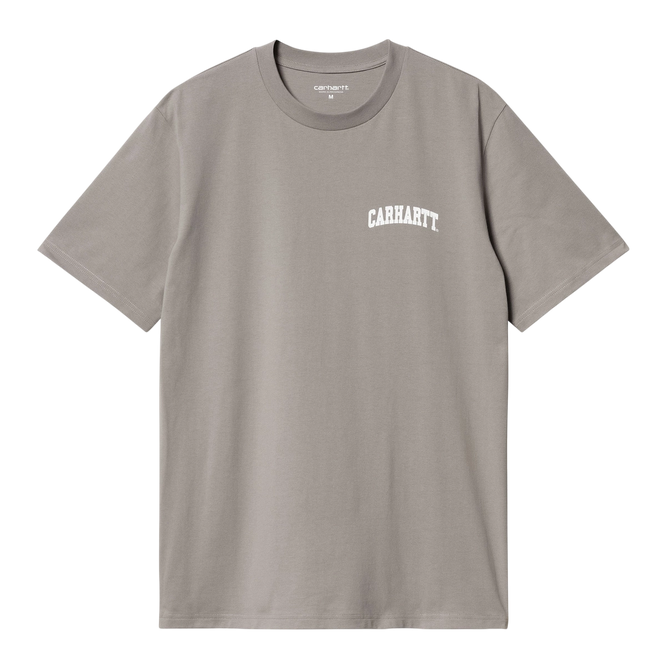 koszulka Carhartt WIP S/S University Script T-Shirt (Misty Grey)