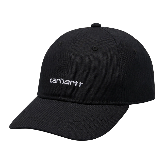 czapka Carhartt WIP Canvas Script Cap (Black) 