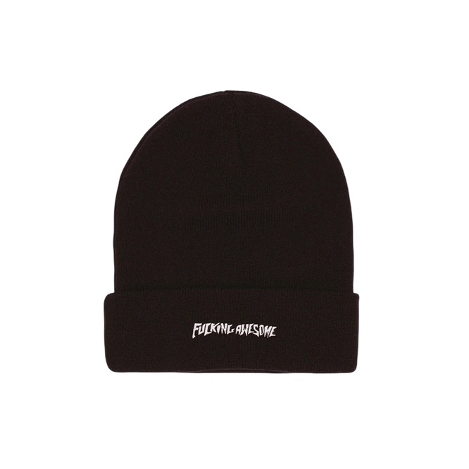 Fucking Awesome Metal Stamp Logo Cuff beanie black