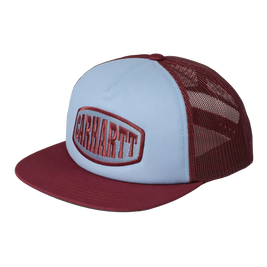 czapka Carhartt WIP Graphic Trucker Cap (Mulberry / Frosted Blue)