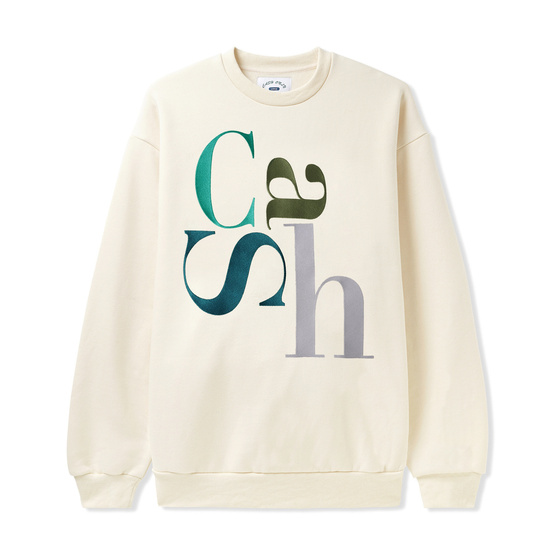 bluza Cash Only Big Letter Crewneck (Cream)