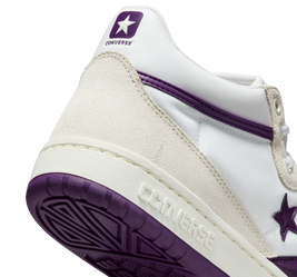 Converse Fastbreak Pro Mid (White/ Vaporous Gray/ Purple)