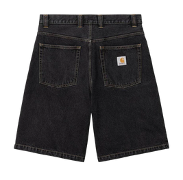 szorty Carhartt WIP Brandon Short (Black Stone Washed) 