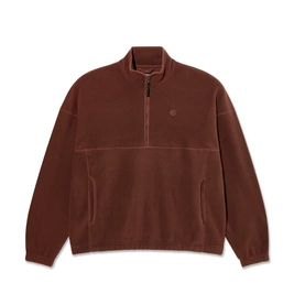 Polar Ivan half zip sweater wine 