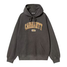 Carhartt WIP Hooded Library Sweat (Black garment dyed)