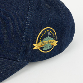 Dime Cursive D Full Fit Cap indigo denim