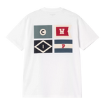koszulka Carhartt WIP S/S Flags T-Shirt (White)