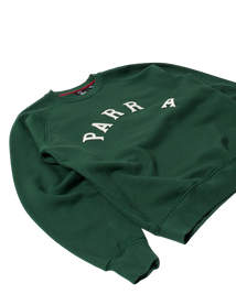 by Parra Drunk Parent Crewneck sweatshirt (Green)