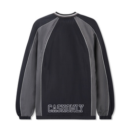 crewneck Cash Only Stadium Pullover Top (Black)